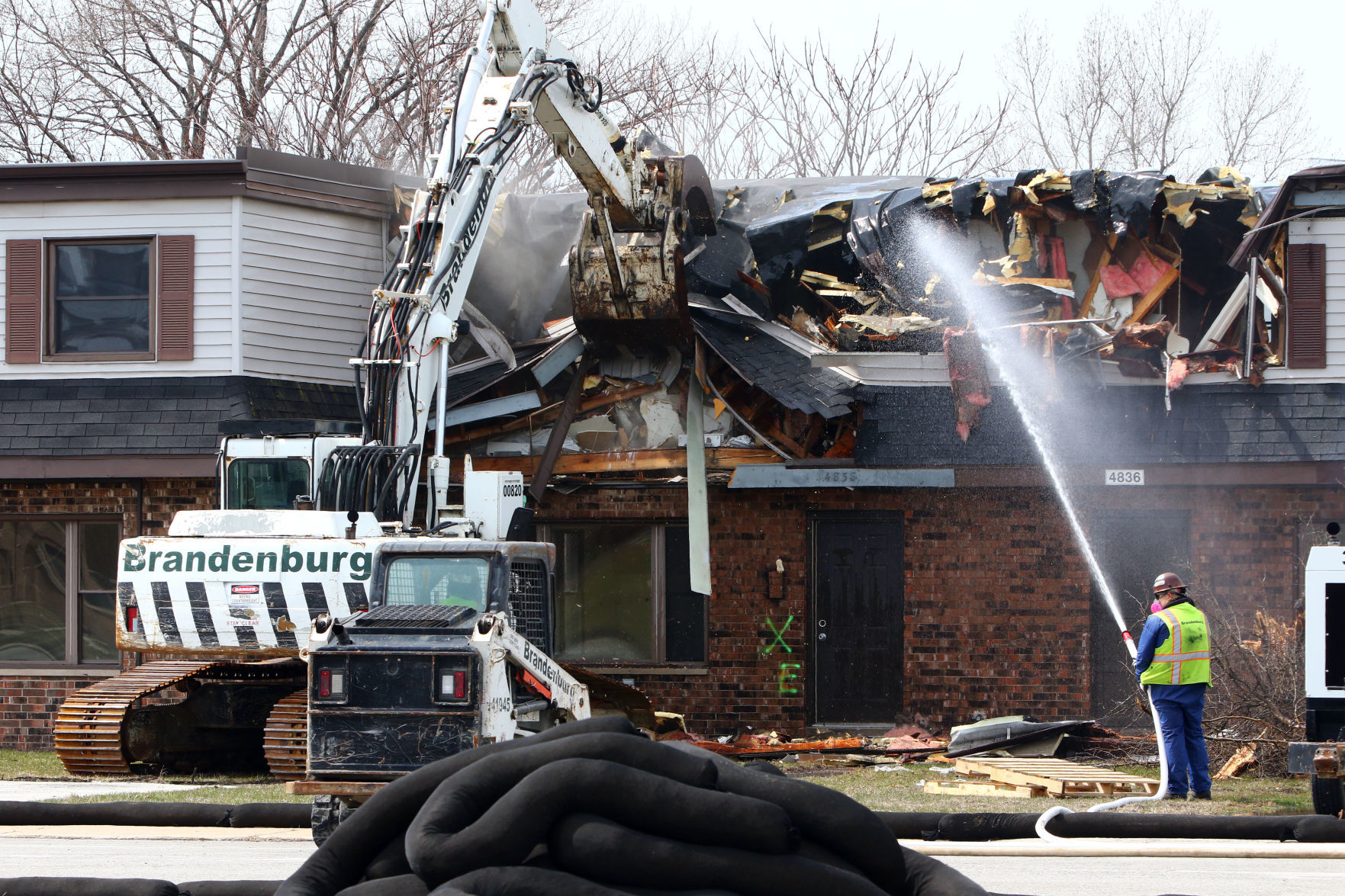 Demolition begins on West Calumet Housing Complex